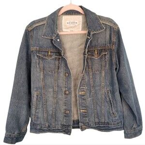 Arizona Jean Company Distressed Denim Jacket Girls Large 14/16